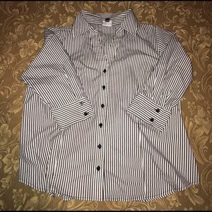 Worthington fitted charcoal grey dress shirt. 1X